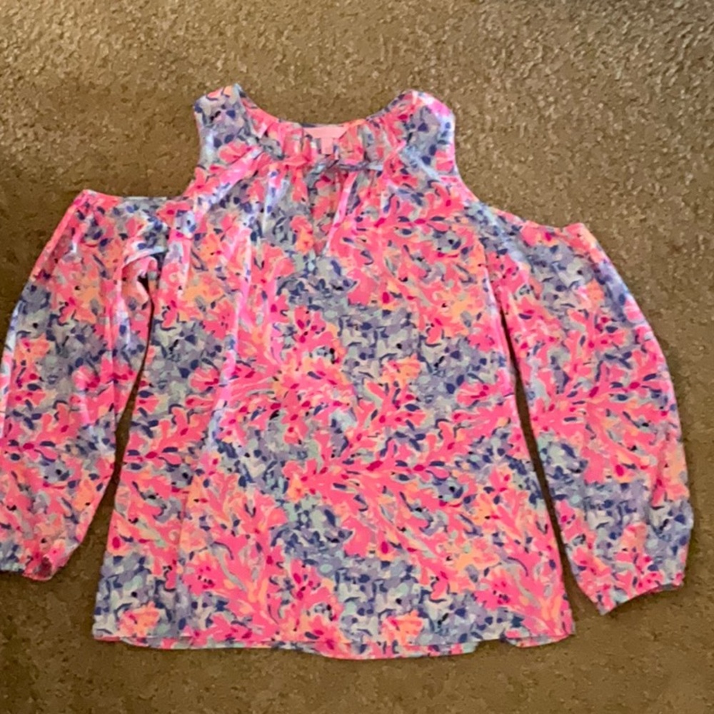 Silk Lilly Pulitzer blouse